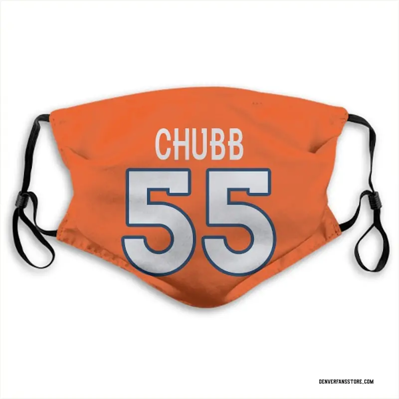 Denver Broncos Bradley Chubb Jersey # 55 Orange